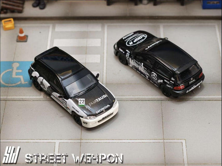 [Preorder] Street Weapon 1:64 Honda Civic EG6 (2 Colorway)