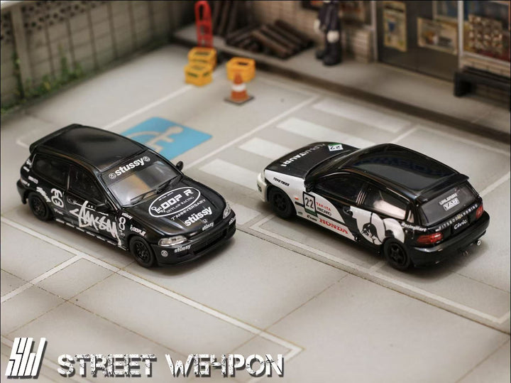 [Preorder] Street Weapon 1:64 Honda Civic EG6 (2 Colorway)