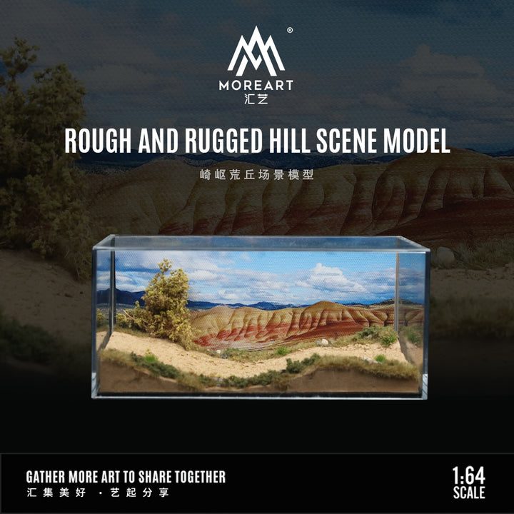 [Preorder] MoreArt 1:64 ROUGH AND RUGGED HILL SCENE MODEL