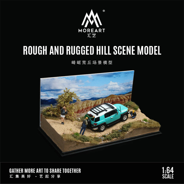 [Preorder] MoreArt 1:64 ROUGH AND RUGGED HILL SCENE MODEL