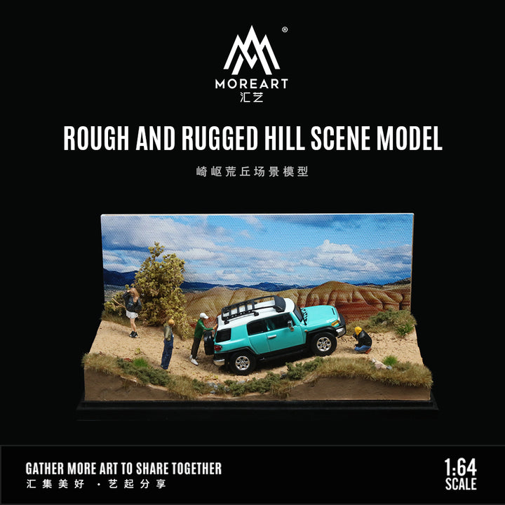 [Preorder] MoreArt 1:64 ROUGH AND RUGGED HILL SCENE MODEL