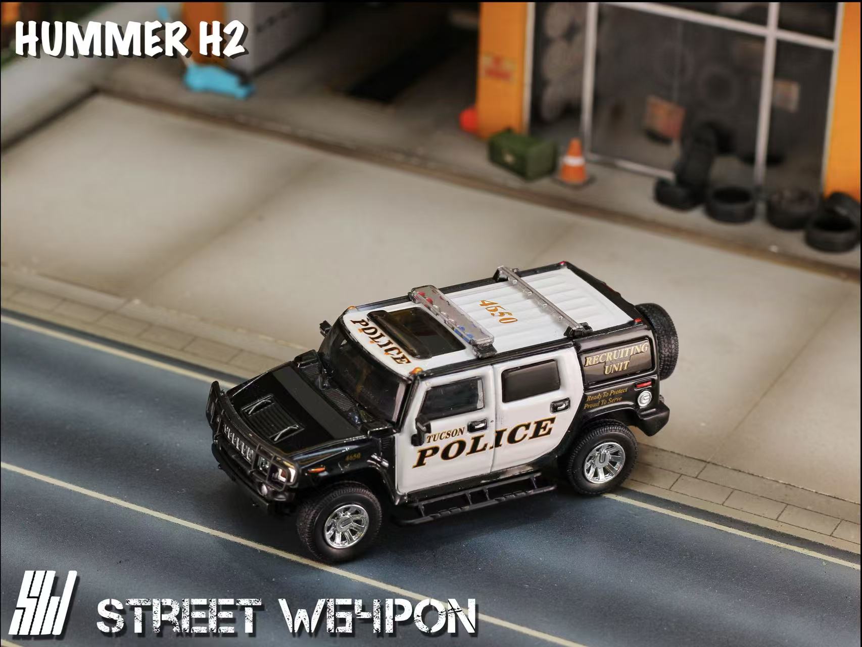 Preorder] Street Weapon 1:64 Hummer H2 (2 Color) – Horizon