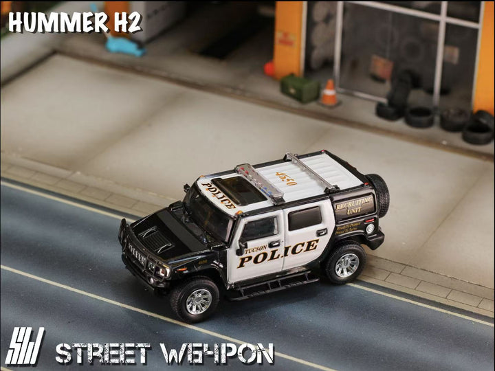 [Preorder] Street Weapon 1:64 Hummer H2 (2 Color)