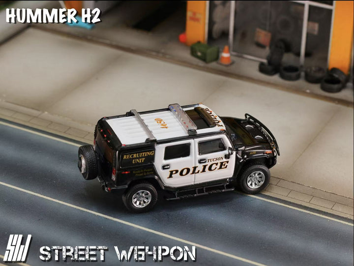 [Preorder] Street Weapon 1:64 Hummer H2 (2 Color)