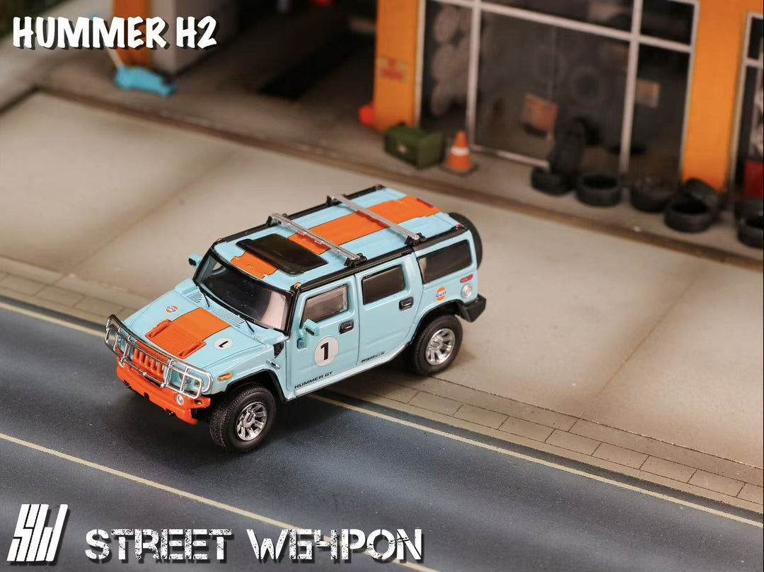 [Preorder] Street Weapon 1:64 Hummer H2 (2 Color)