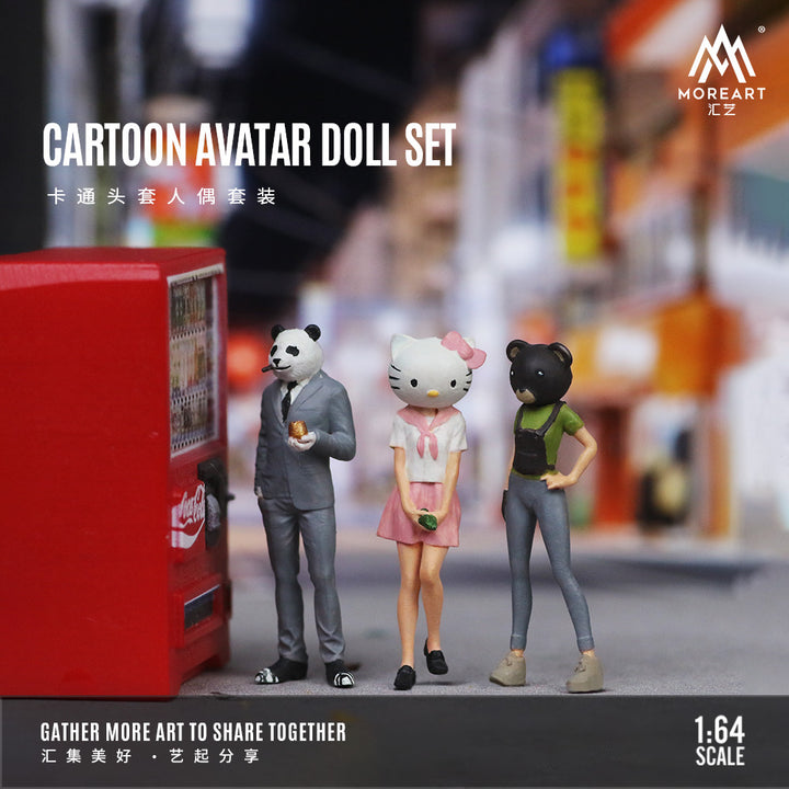 [Preorder] MoreArt 1:64 CARTOON AVATAR DOLL SET