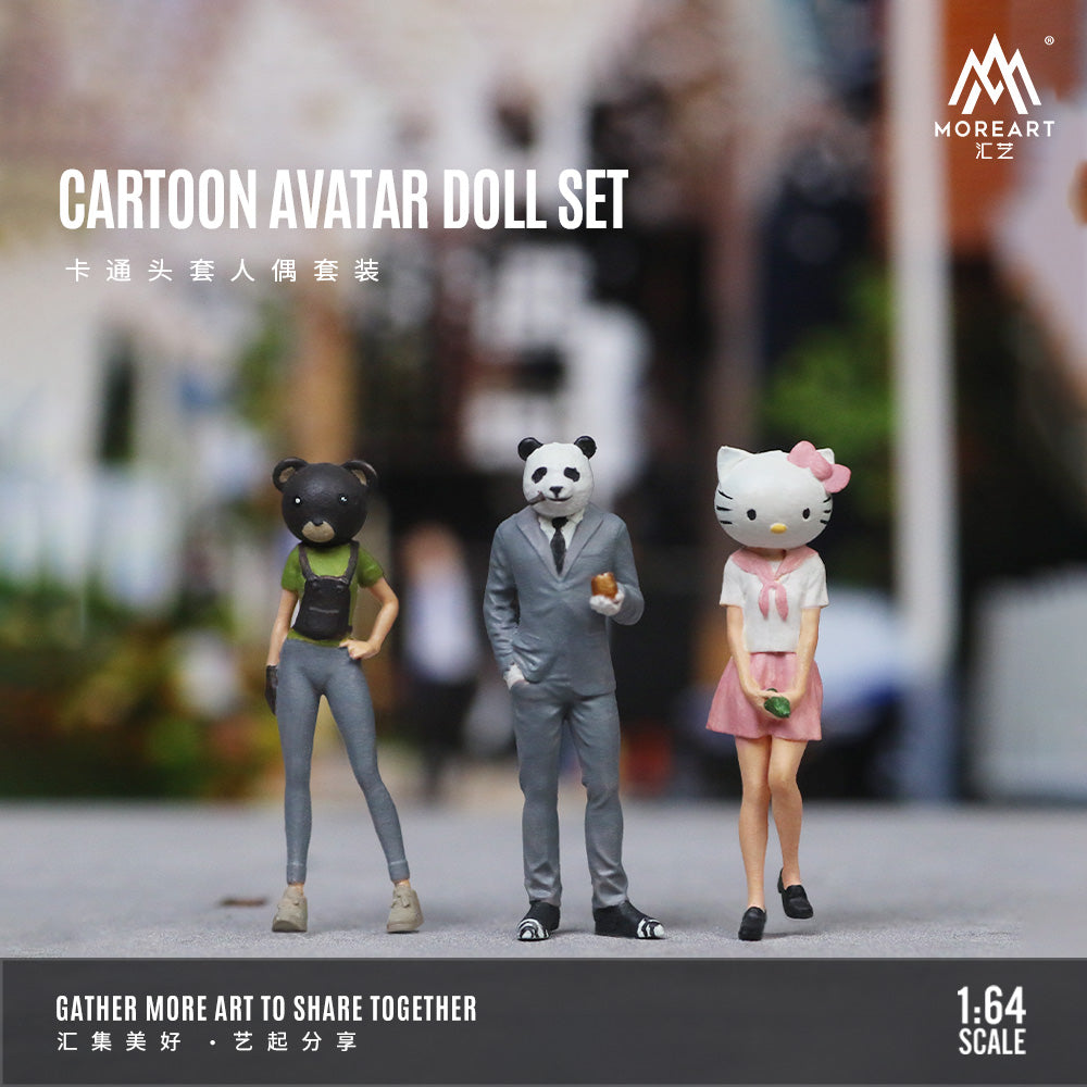 [Preorder] MoreArt 1:64 CARTOON AVATAR DOLL SET