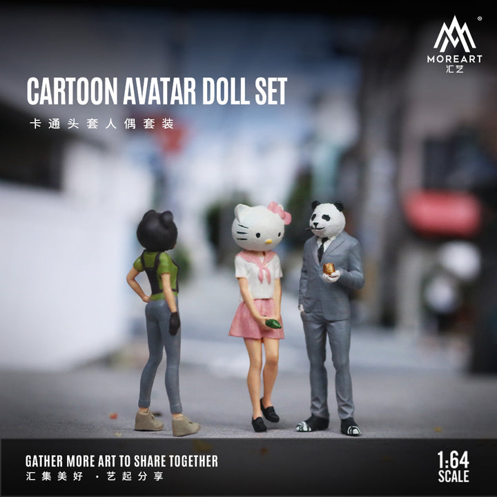 [Preorder] MoreArt 1:64 CARTOON AVATAR DOLL SET