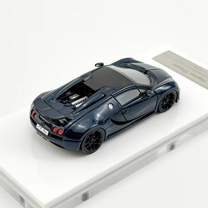 [Preorder] LJM Model 1:64 Bugatti Veyron Vitesse Blue Carbon