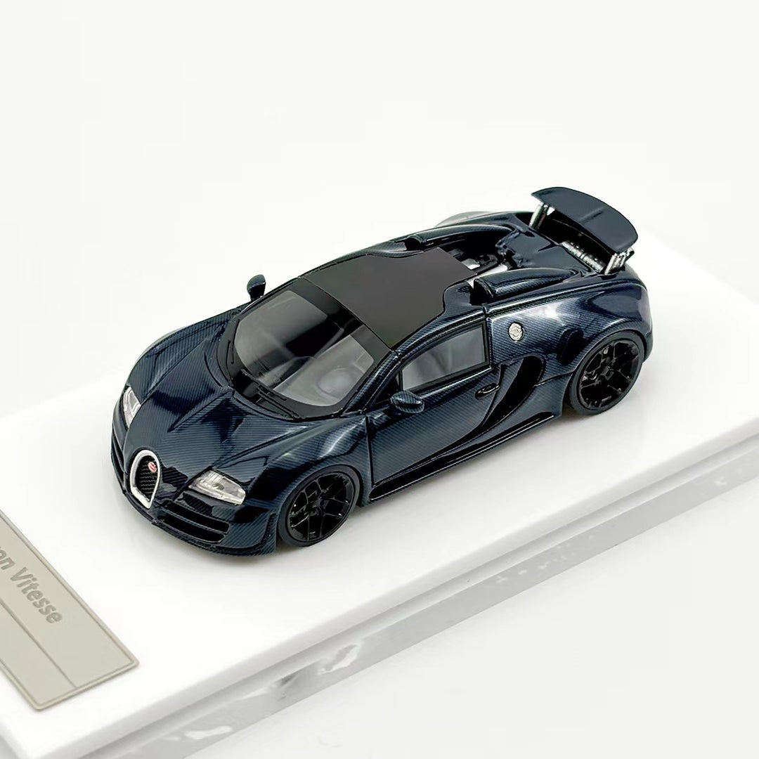 [Preorder] LJM Model 1:64 Bugatti Veyron Vitesse Blue Carbon