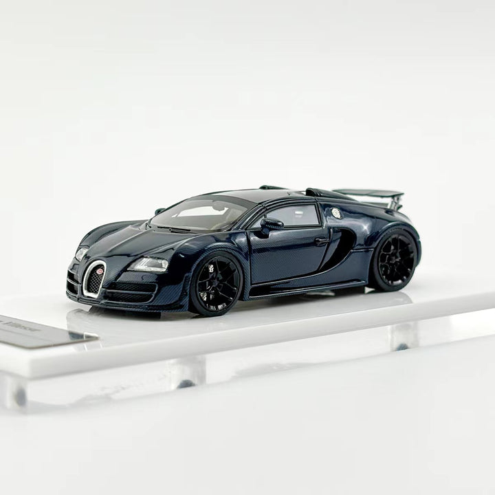 [Preorder] LJM Model 1:64 Bugatti Veyron Vitesse Blue Carbon