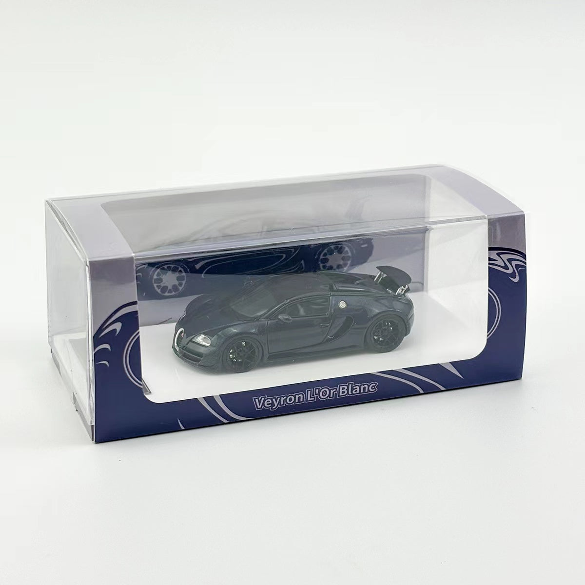 LJM Model 1:64 Bugatti Veyron Vitesse Blue Carbon – Horizon