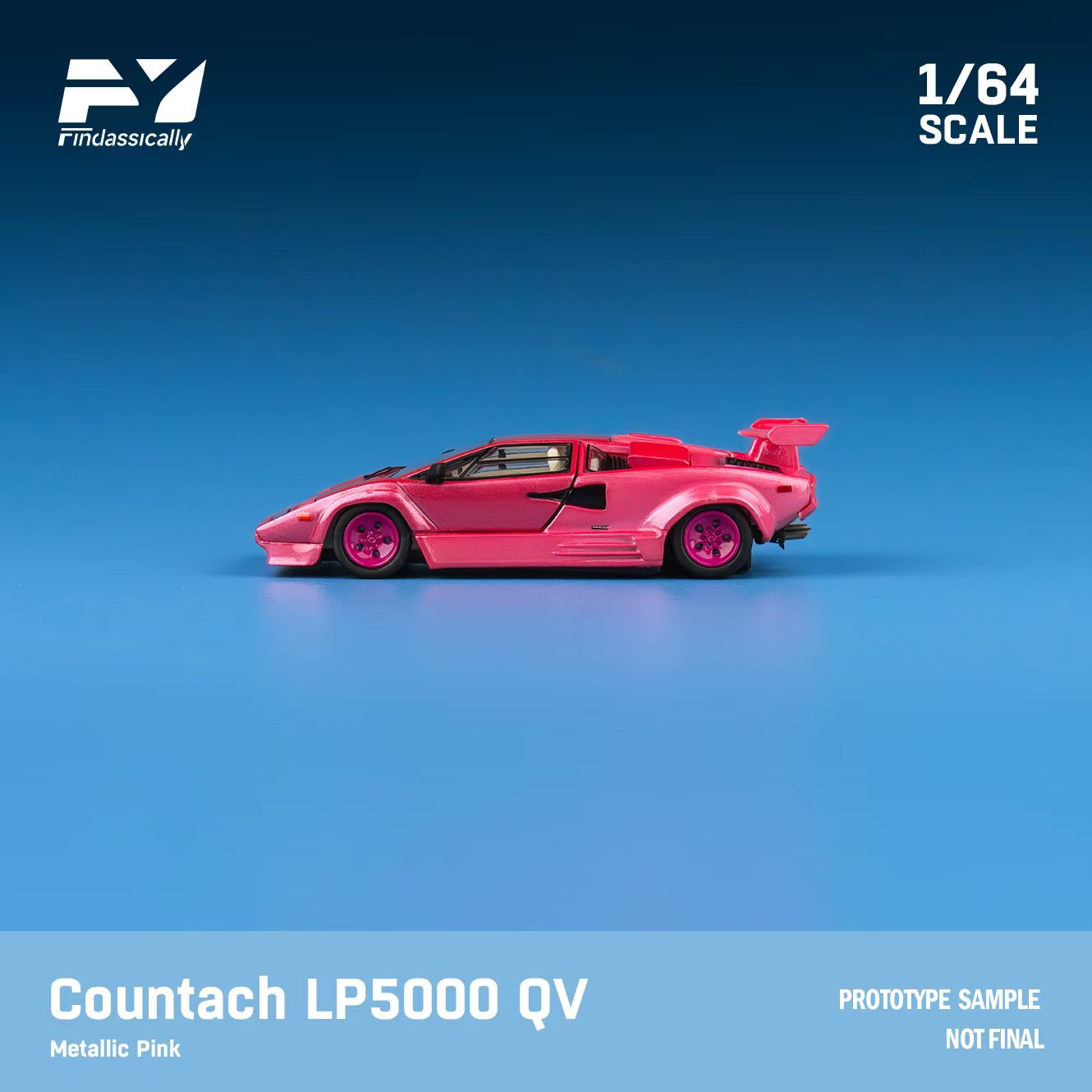 Finclassically 1:64 Lamborghini Countach LP5000 (2 Colors