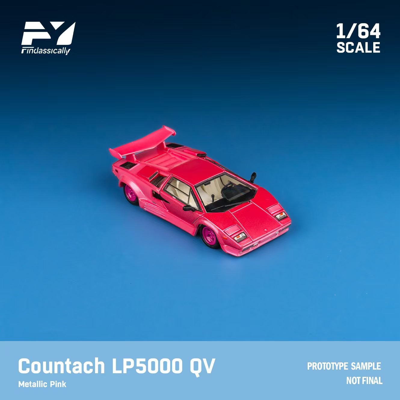 クルシフィクション　Liebe Finclassically 1:64 Lamborghini Countach LP5000 (2 Colors