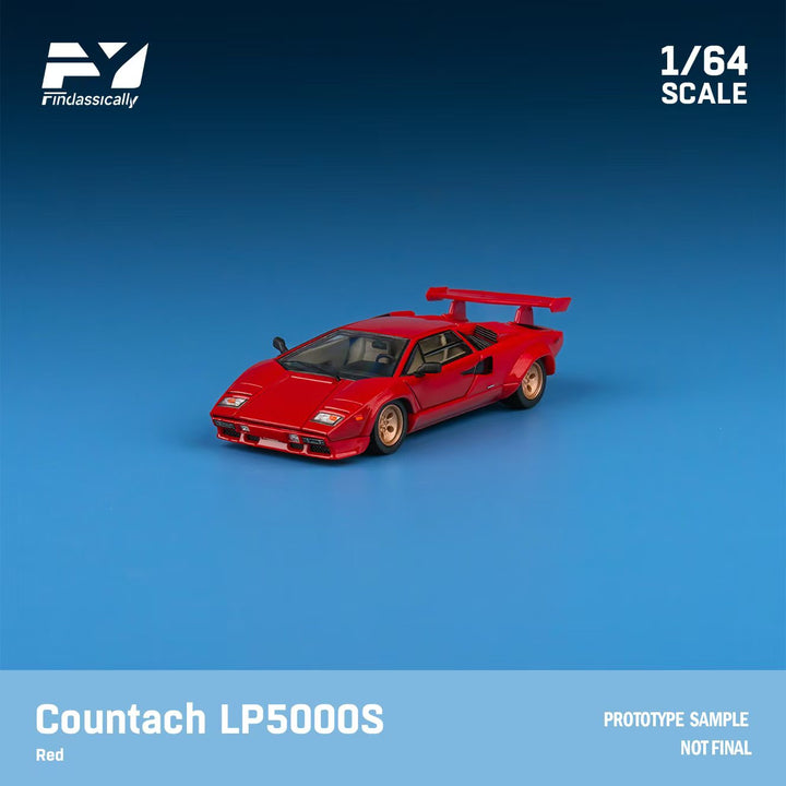 [Preorder] Finclassically 1:64 Lamborghini Countach LP5000 (2 Colors)