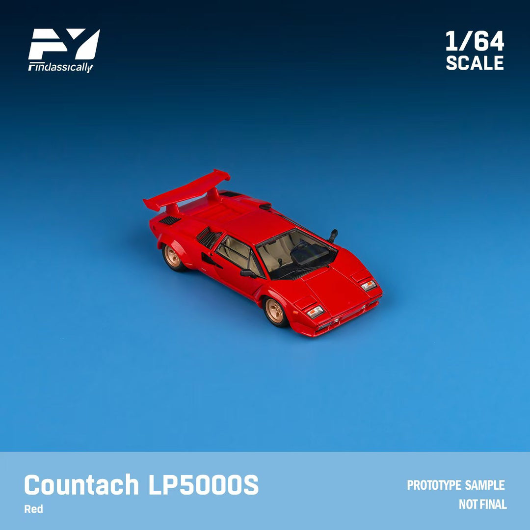 [Preorder] Finclassically 1:64 Lamborghini Countach LP5000 (2 Colors)