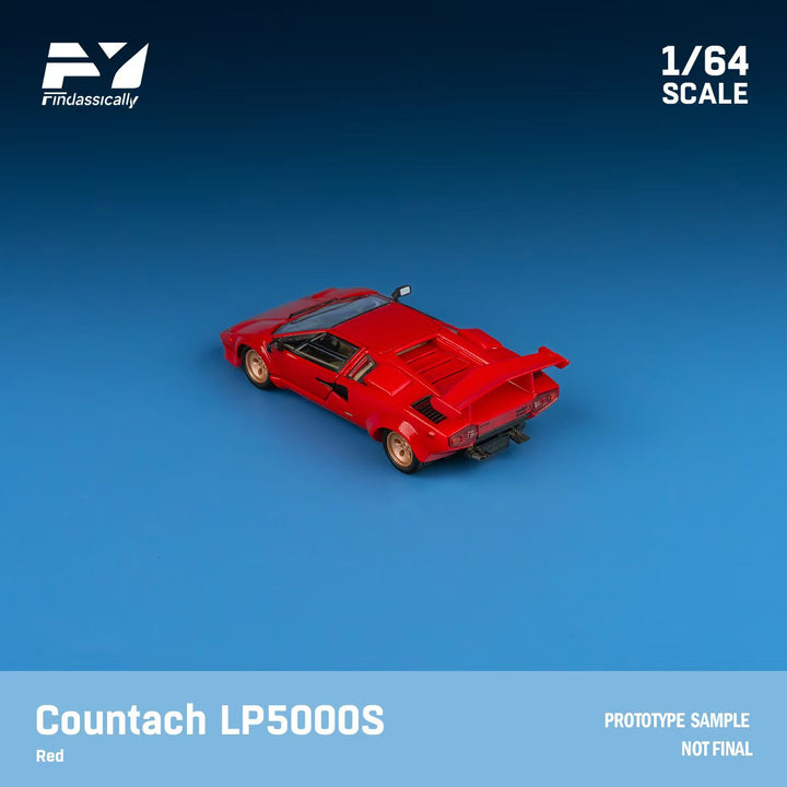 [Preorder] Finclassically 1:64 Lamborghini Countach LP5000 (2 Colors)