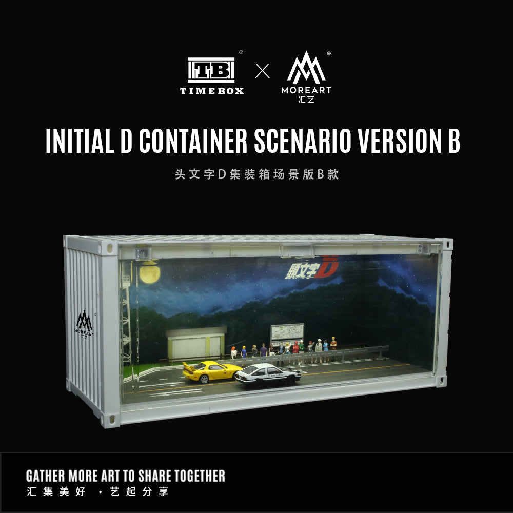 [Preorder] Timebox X MoreArt 1:64 INITIAL D CONTAINER SCENARIO VERSION B