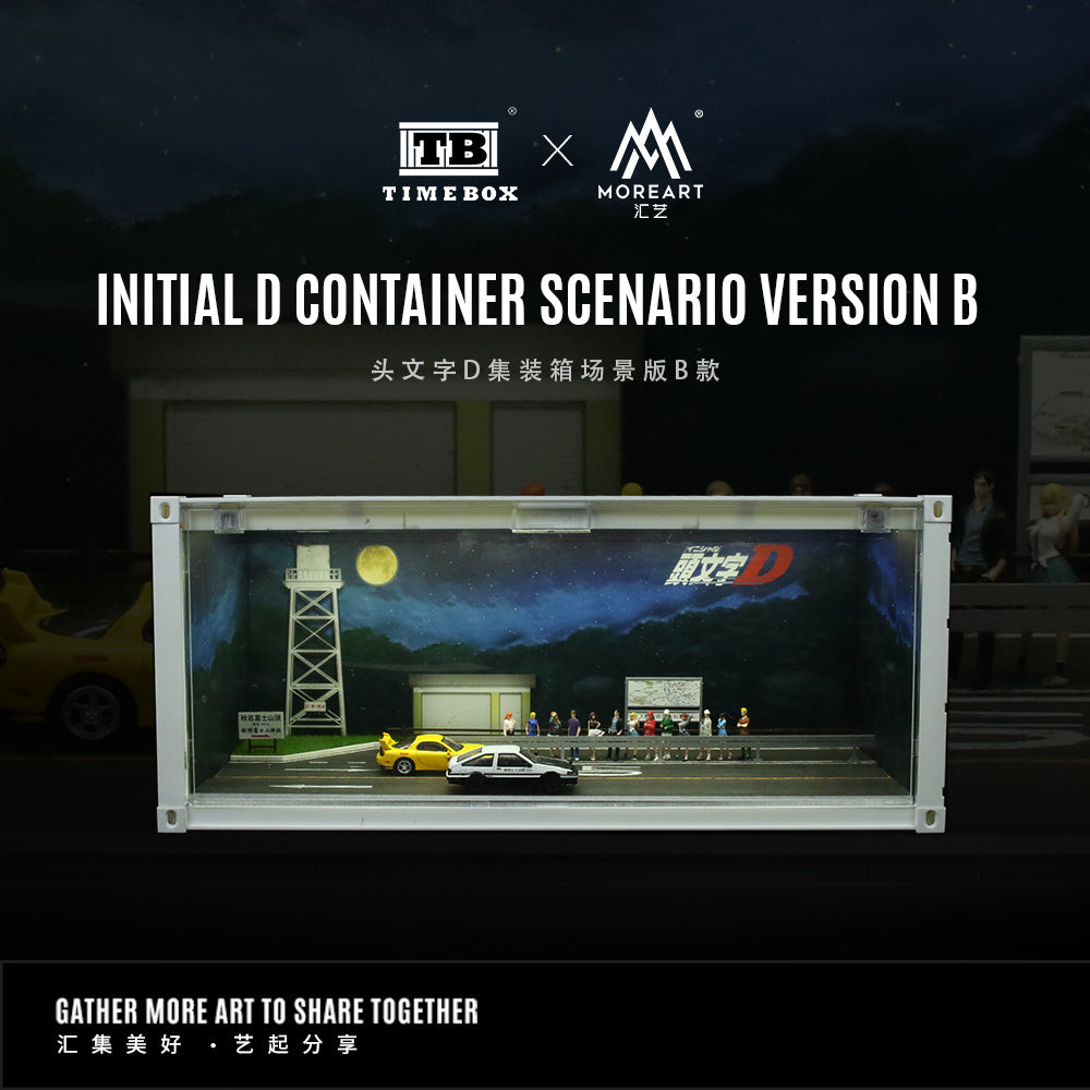 [Preorder] Timebox X MoreArt 1:64 INITIAL D CONTAINER SCENARIO VERSION B