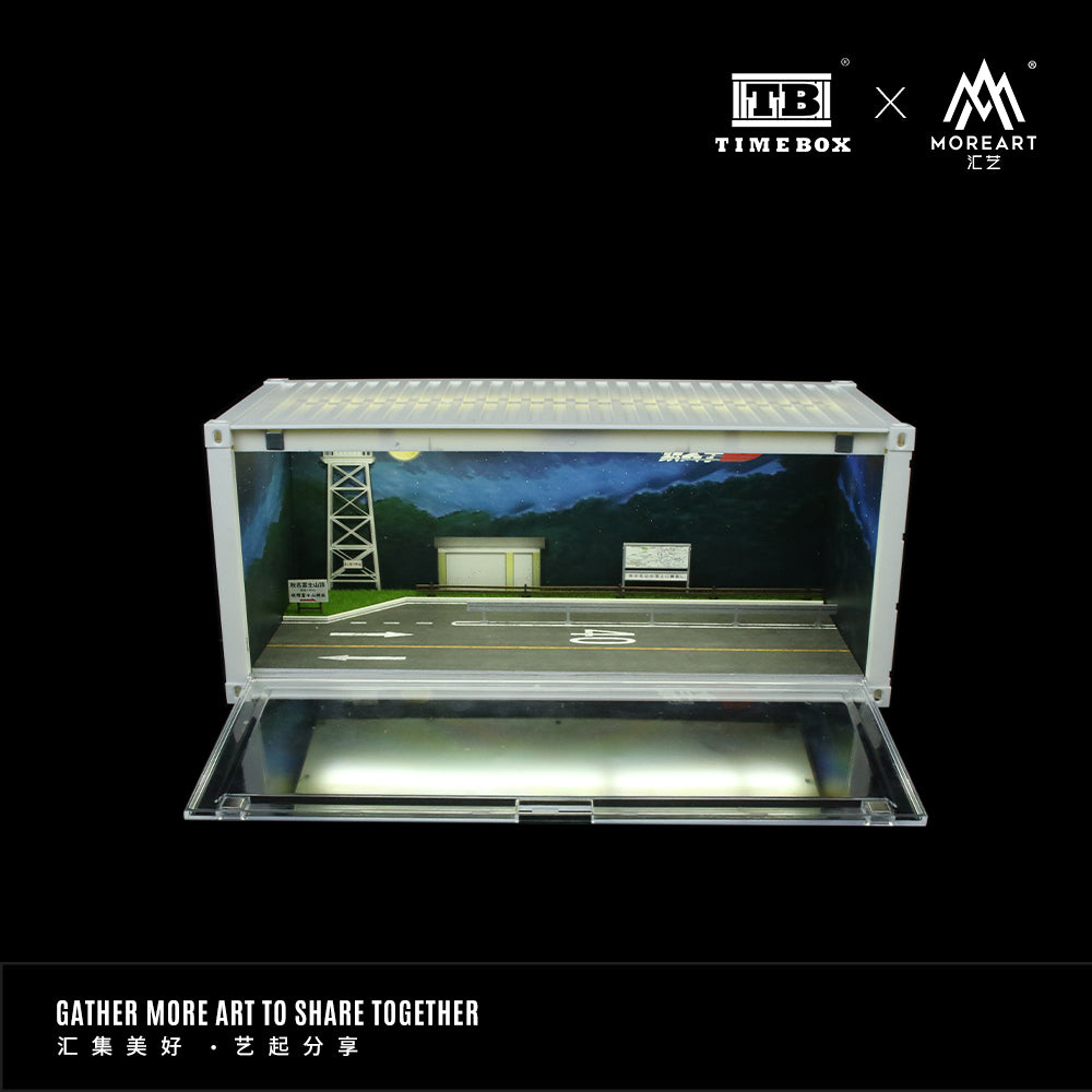 Timebox X MoreArt 1:64 INITIAL D CONTAINER SCENARIO VERSION B