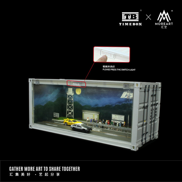 [Preorder] Timebox X MoreArt 1:64 INITIAL D CONTAINER SCENARIO VERSION B