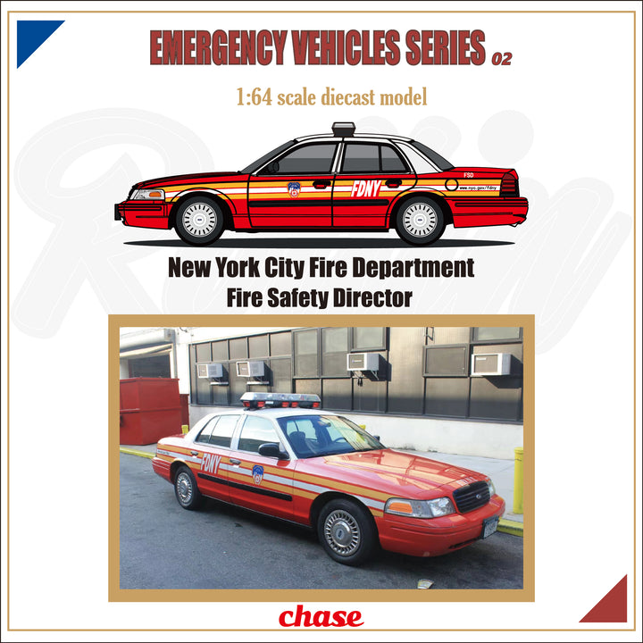 [Preorder] Rollin 1:64 Ford CROWN VICTORIA Emergency Vehicle Series