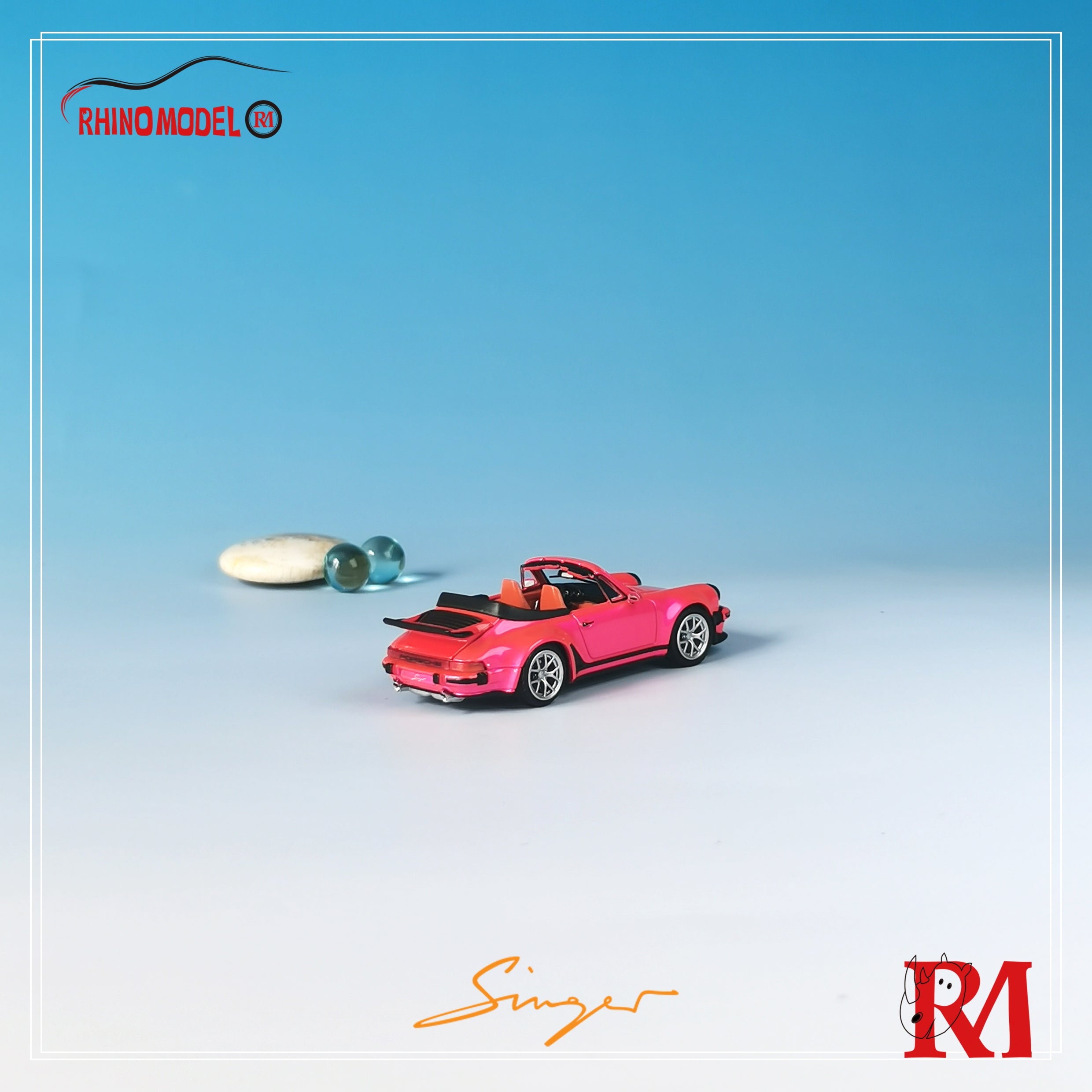 Rhino Model 1:64 Porsche Singer Turbo Study 930 Cabriolet (4 Color