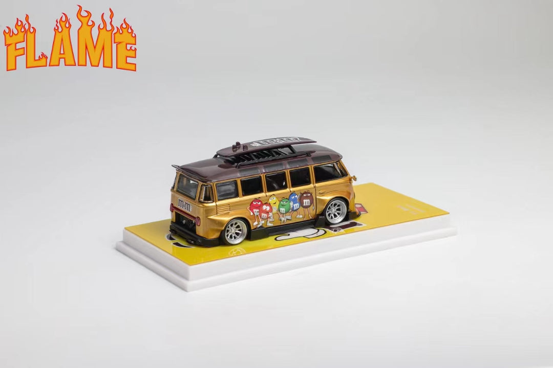 [Preorder] Flame 1:64 Volkswagen T1 M&M (2 Version)