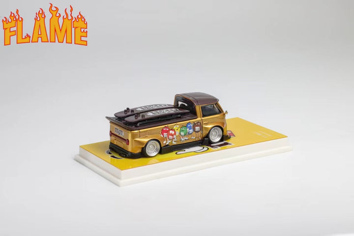 [Preorder] Flame 1:64 Volkswagen T1 M&M (2 Version)