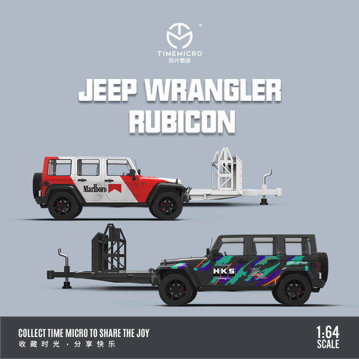 [Preorder] Time Micro 1:64 Jeep Wrangler Marlboro Livery (2 Versions)