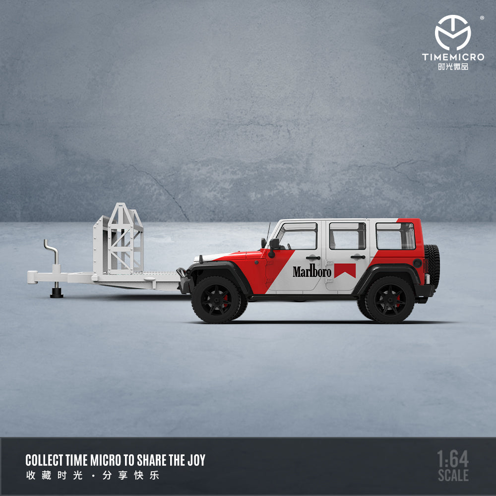 [Preorder] Time Micro 1:64 Jeep Wrangler Marlboro Livery (2 Versions)