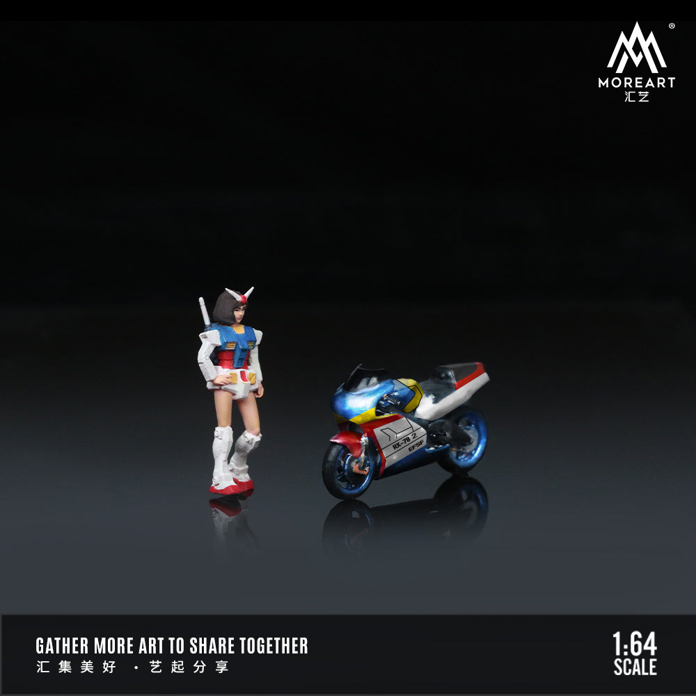 [Preorder] MoreArt 1:64 Honda Mech Girl Motorcycle Doll