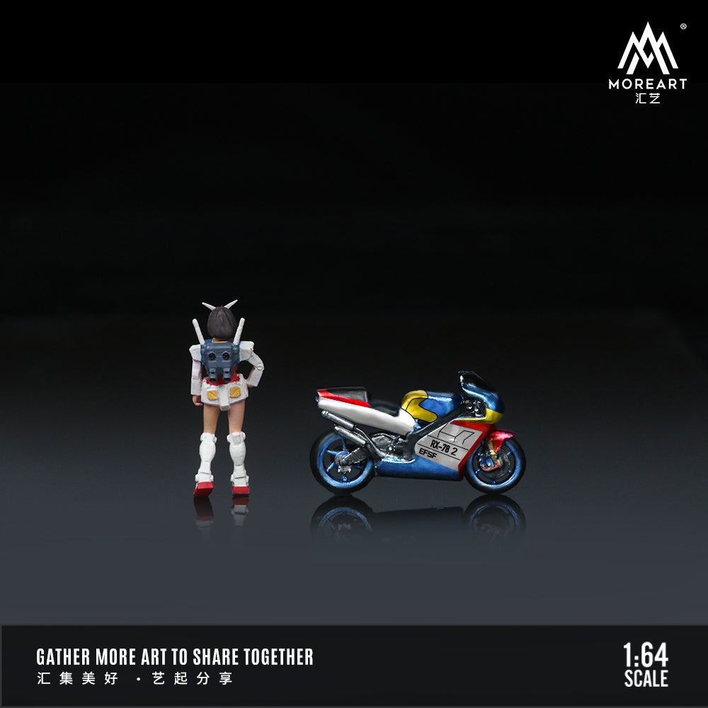 [Preorder] MoreArt 1:64 Honda Mech Girl Motorcycle Doll