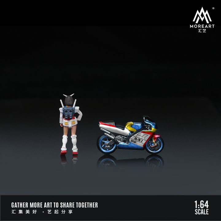 [Preorder] MoreArt 1:64 Honda Mech Girl Motorcycle Doll