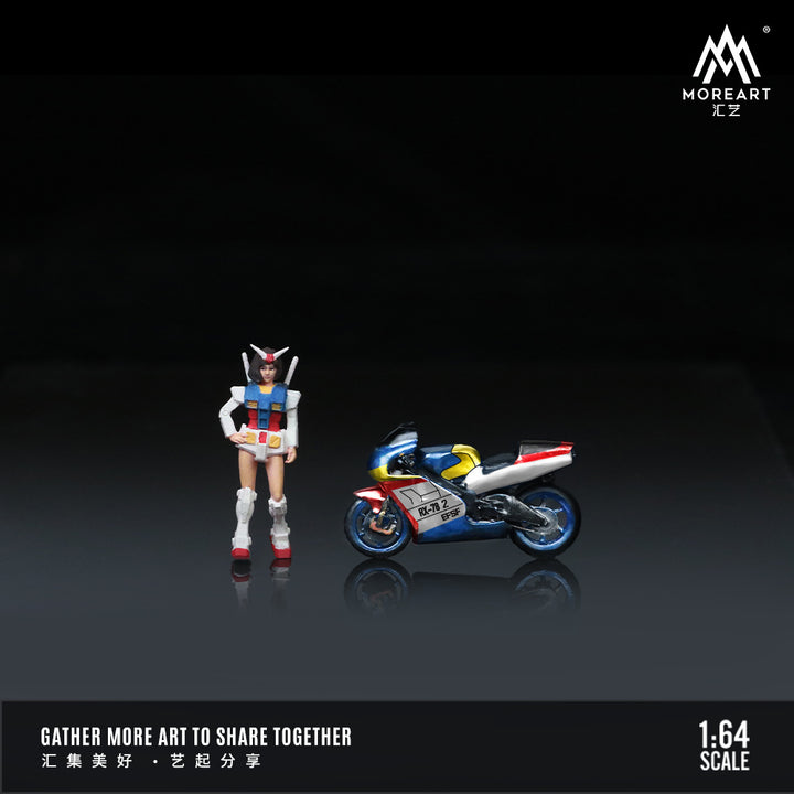 [Preorder] MoreArt 1:64 Honda Mech Girl Motorcycle Doll