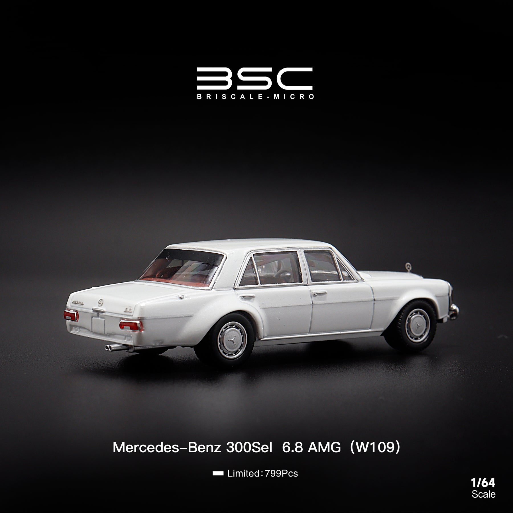 MERCEDES BENZ 300SEL6,3 (bleue) W109 - Minichamps B66040249 1/43 MERCEDES BENZ 300SEL6,3 (bleue) W109 - Minichamps B66040249 1/43