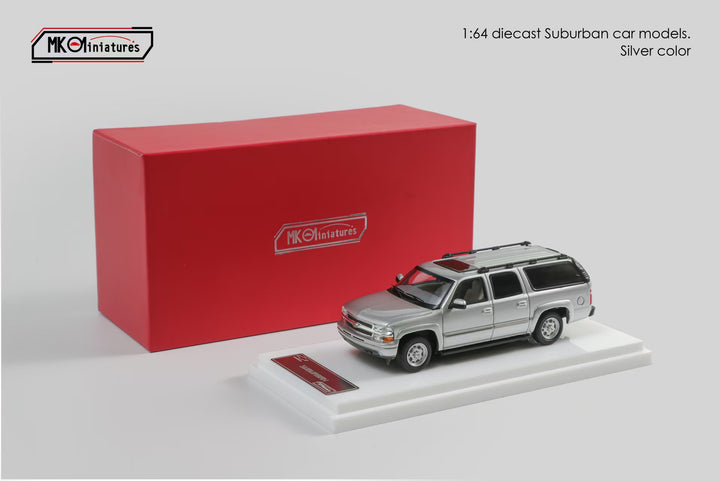 [Preorder] MK Miniatures 1:64 Chevrolet Suburban - Silver