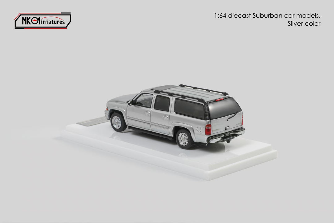 [Preorder] MK Miniatures 1:64 Chevrolet Suburban - Silver