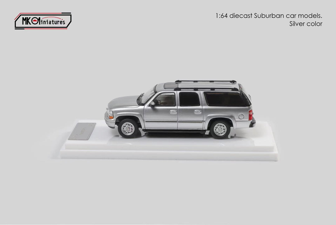 [Preorder] MK Miniatures 1:64 Chevrolet Suburban - Silver