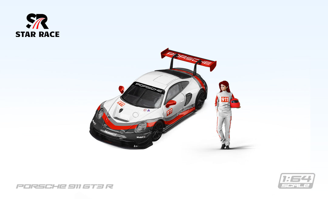 [Preorder] Star Race 1:64 Porsche 911 GT3 Racing Livery Red