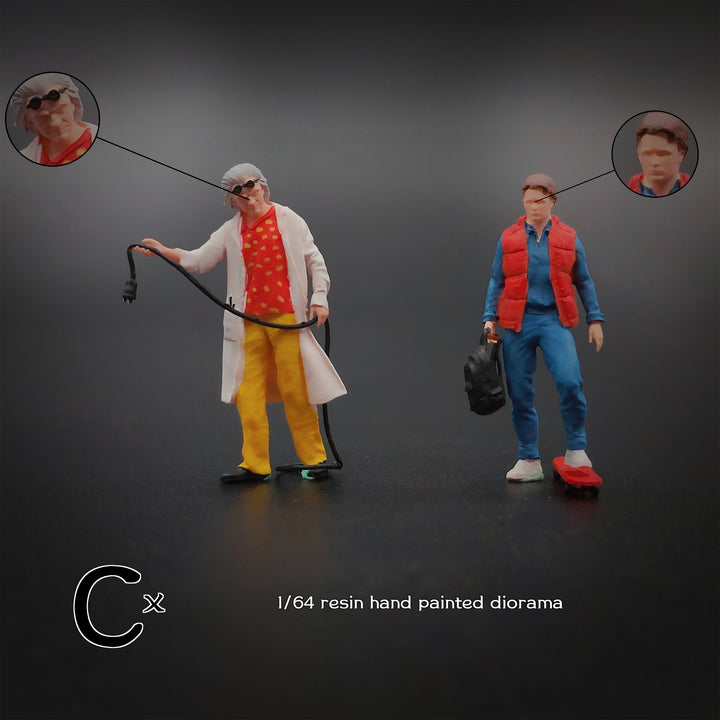 [Preorder] CX Miniature 1:64 Back to the Future Duo