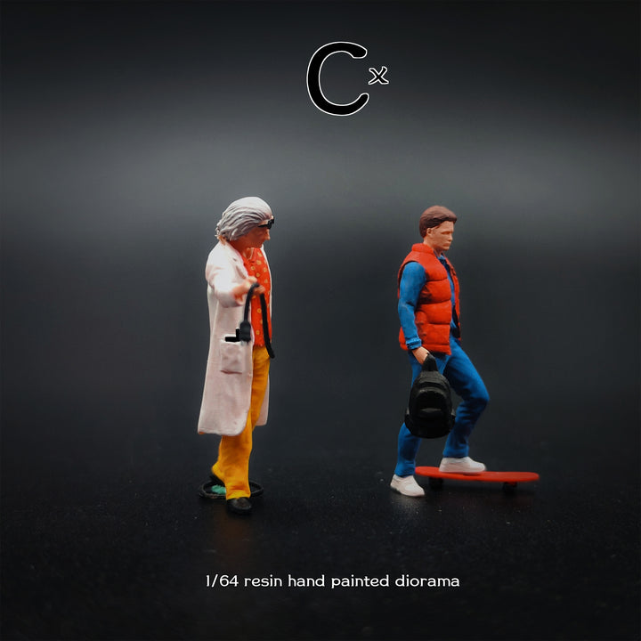 [Preorder] CX Miniature 1:64 Back to the Future Duo