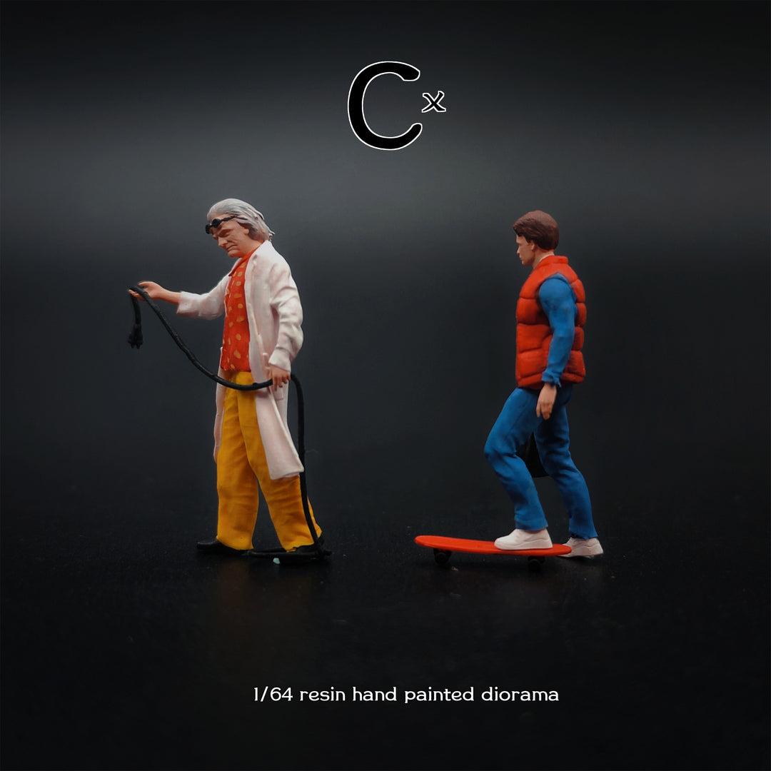 [Preorder] CX Miniature 1:64 Back to the Future Duo