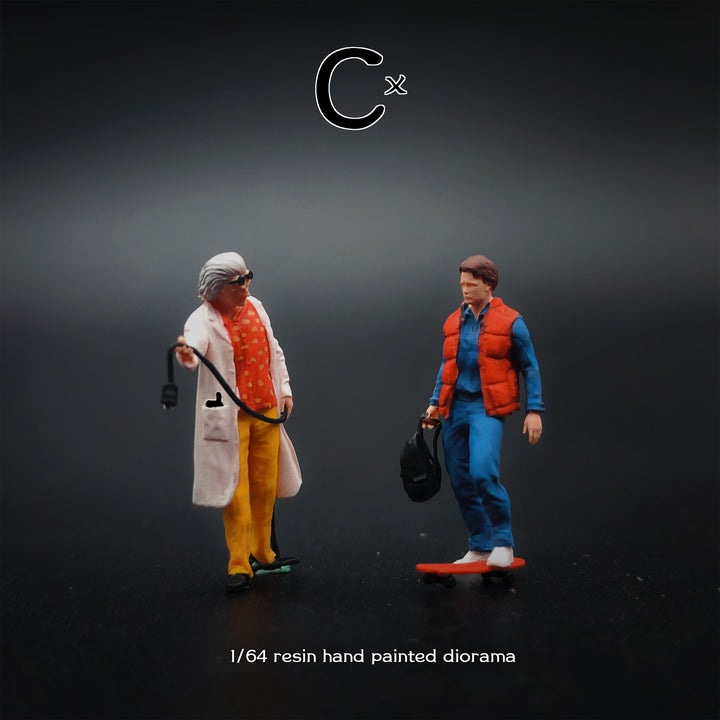 [Preorder] CX Miniature 1:64 Back to the Future Duo