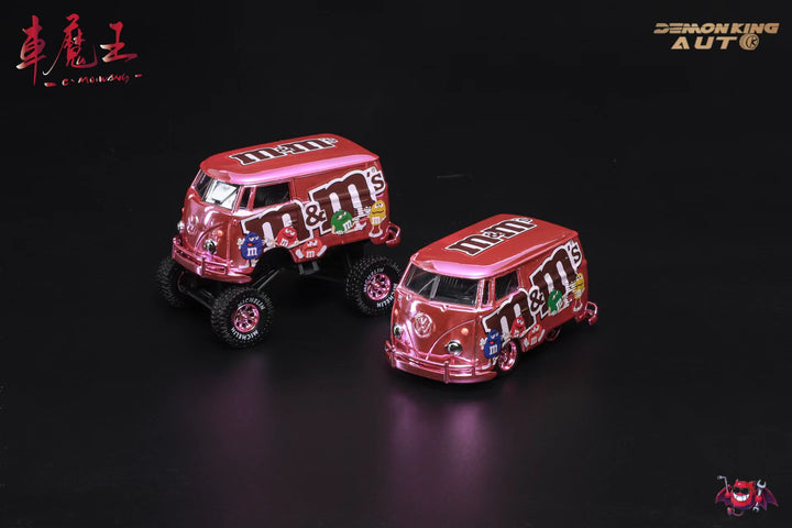 [Preorder] DEMON KING AUTO 1:64 Volkswagen T1 Van M&M Livery (6 Colors)