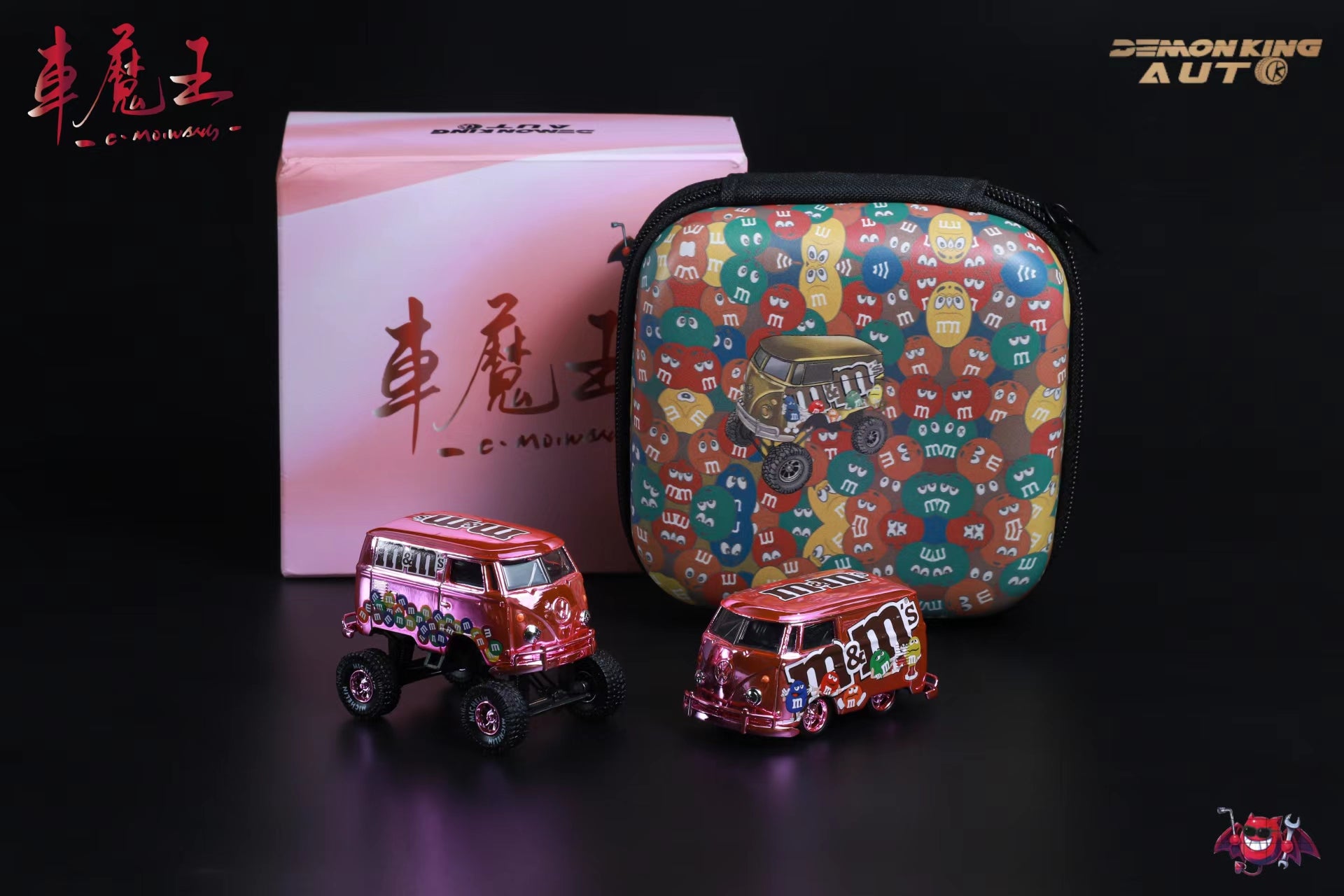 DEMON KING AUTO 1:64 Volkswagen T1 Van M&M Livery (6 Colors