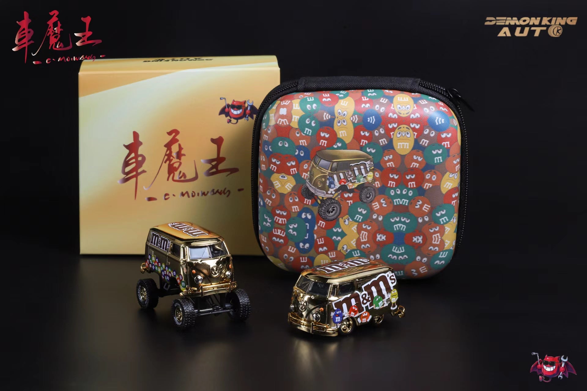 1/6カスタムヘッド　ブルース・ウェイン　WeStudio彫刻　V1 DEMON KING AUTO 1:64 Volkswagen T1 Van M&M Livery (6 Colors