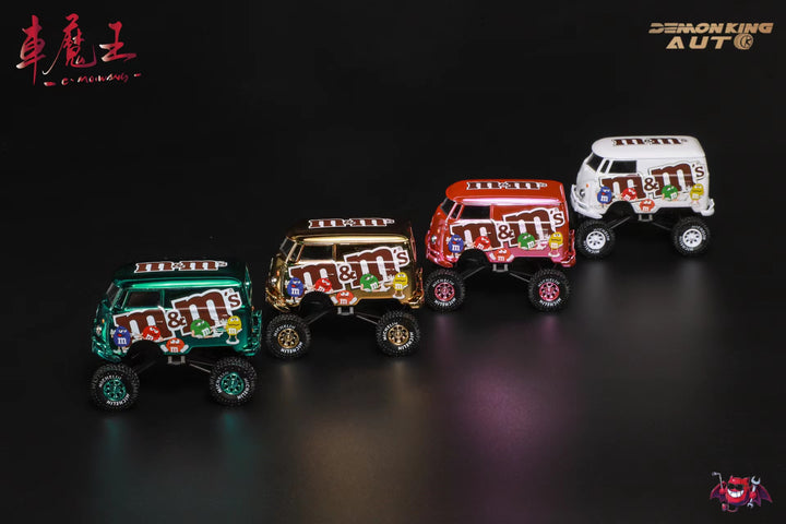 [Preorder] DEMON KING AUTO 1:64 Volkswagen T1 Van M&M Livery (6 Colors)