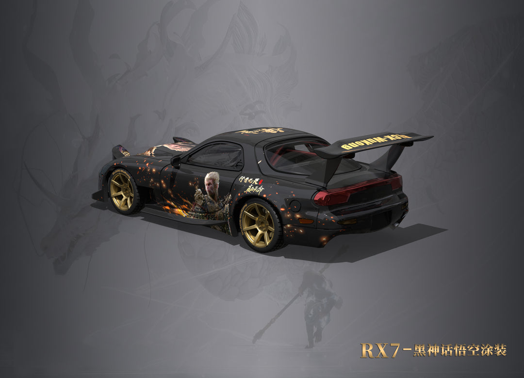 [Preorder] DCM 1:64 Mazda RX-7 Black Myth Wukong Livery