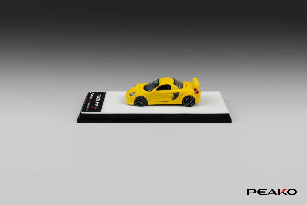 Peako 1:64 Toyota MR-S 1999 Yellow – Horizon Diecast